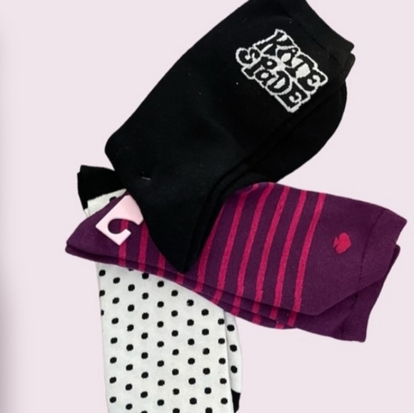 ♠️ Kate Spade 3-Pack Crew Socks - Picture 2 of 7